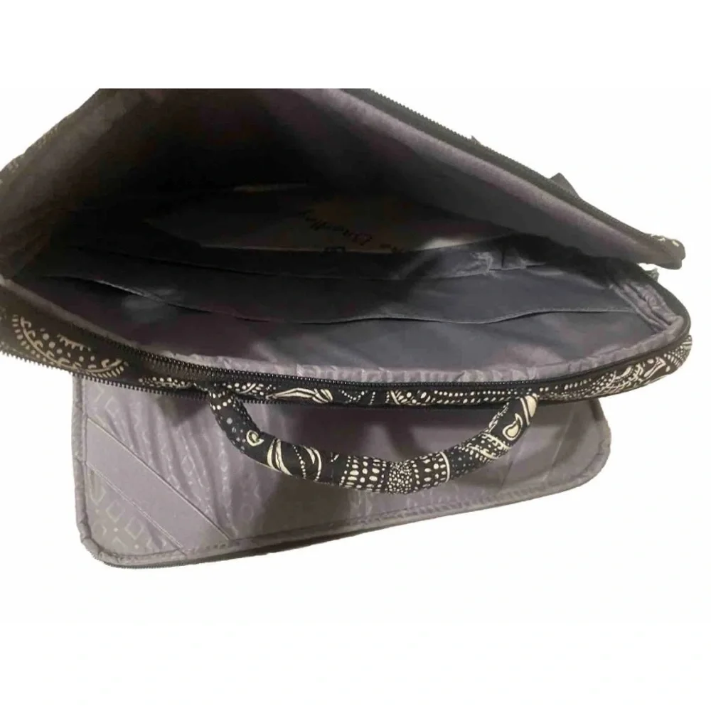 Vera Bradley Black and White Paisley Baby Bag